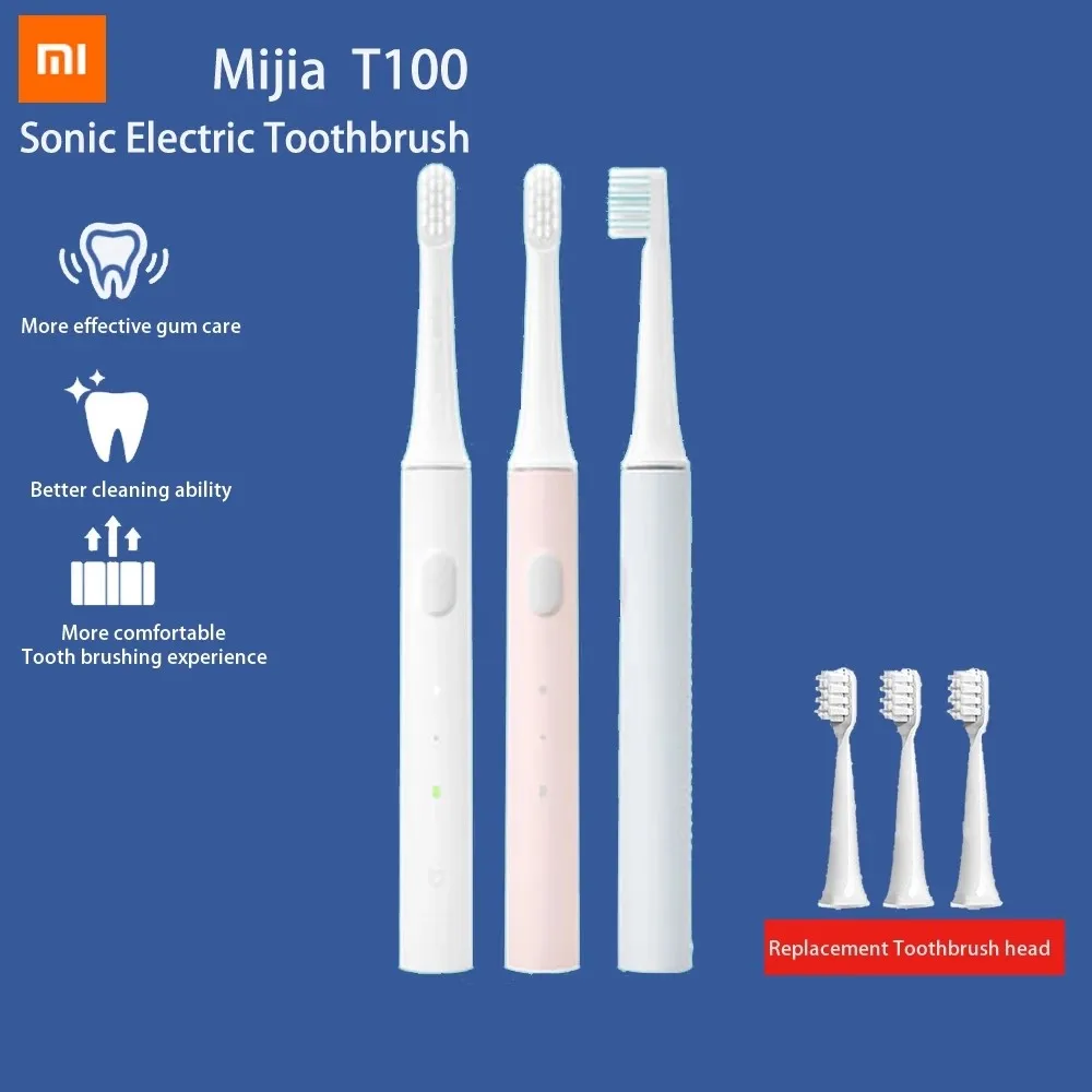 

NEW XIAOMI Mijia T100 Mi Smart Electric Toothbrush 46g 2Speed Sonic Toothbrush Whitening Oral Care Zone Tooth Brush original