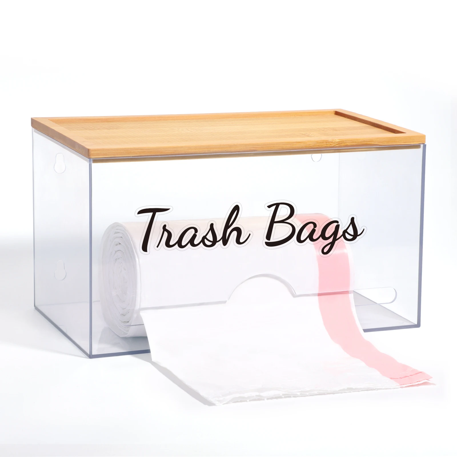 Настенный стандартный кухонный диспенсер для мусорных пакетов под раковину