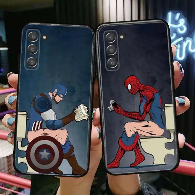 

Marvel characters reading Phone cover hull For SamSung Galaxy s6 s7 S8 S9 S10E S20 S21 S5 S30 Plus S20 fe 5G Lite Ultra Edge