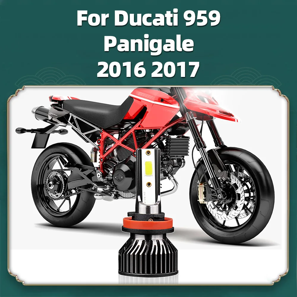 1 шт. мотоциклетный светодиодный H11 H9 H8 Moto для Ducati 959 Panigale 2016 2017 мотоциклетная