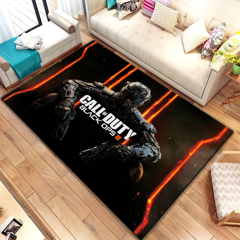 

Call of Duty Area carpet,living room bedroom balcony decoration carpet,Boy's anti-skid solid floor mat decoration, BATHROOM mat