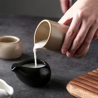 100ml italian ceramic milk pot espresso coffee cup mini milk pot coffee accessories small milk pot tableware cafe utensils