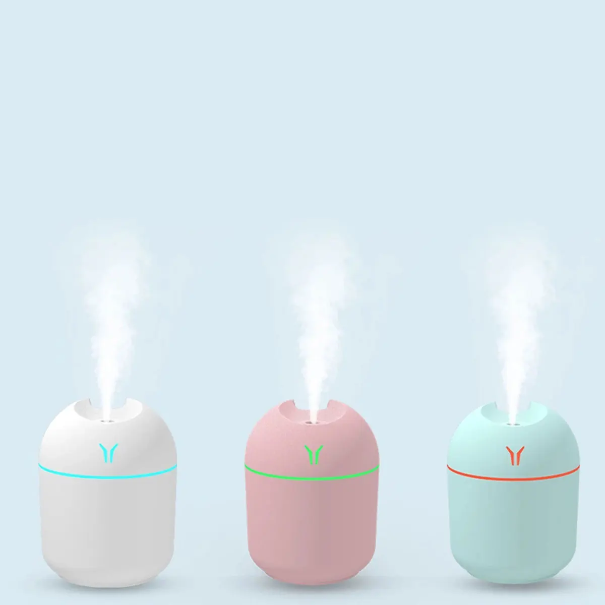 

250ML Mini Air Humidifier USB Essential Oil Diffuser Car Purifier Aroma Anion Mist Maker With LED Lamp Aroma Diffuser Sprayer