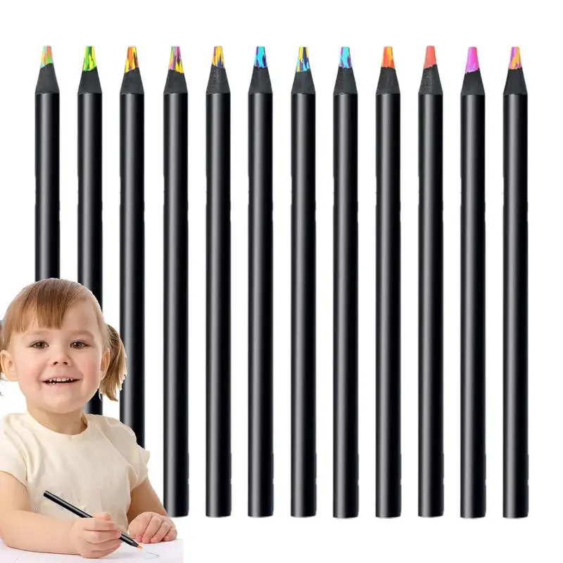 S Cool Pencils For Kids Summer Pencils Foster Creativity Develop Imagination Thick Grip Solid Wood