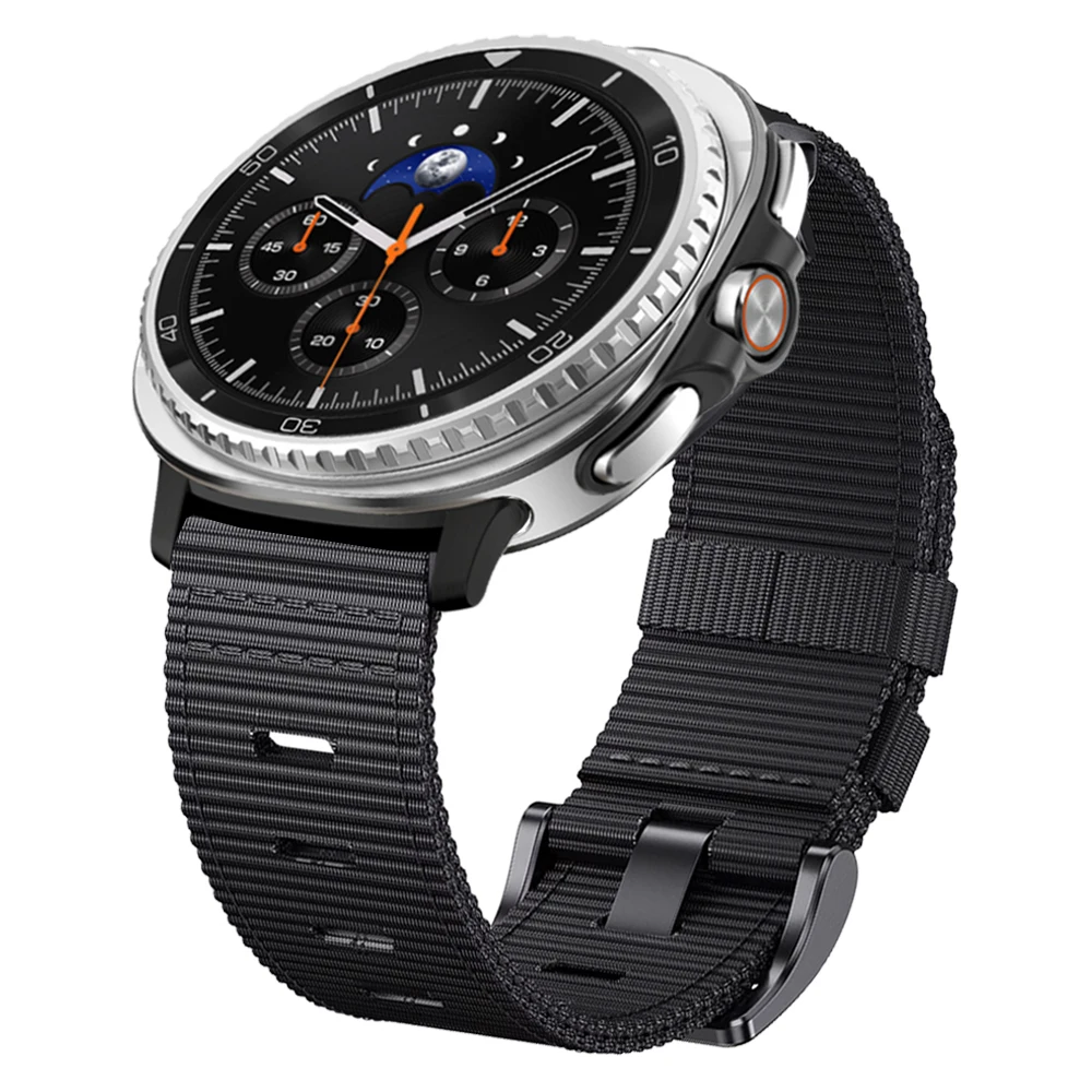 Фото Нейлоновый ремешок для Samsung Galaxy Watch 8 Classic, 46 мм, ремешок для умных часов Samsung Watch8, 44 мм, 40 мм, спортивный браслет №1