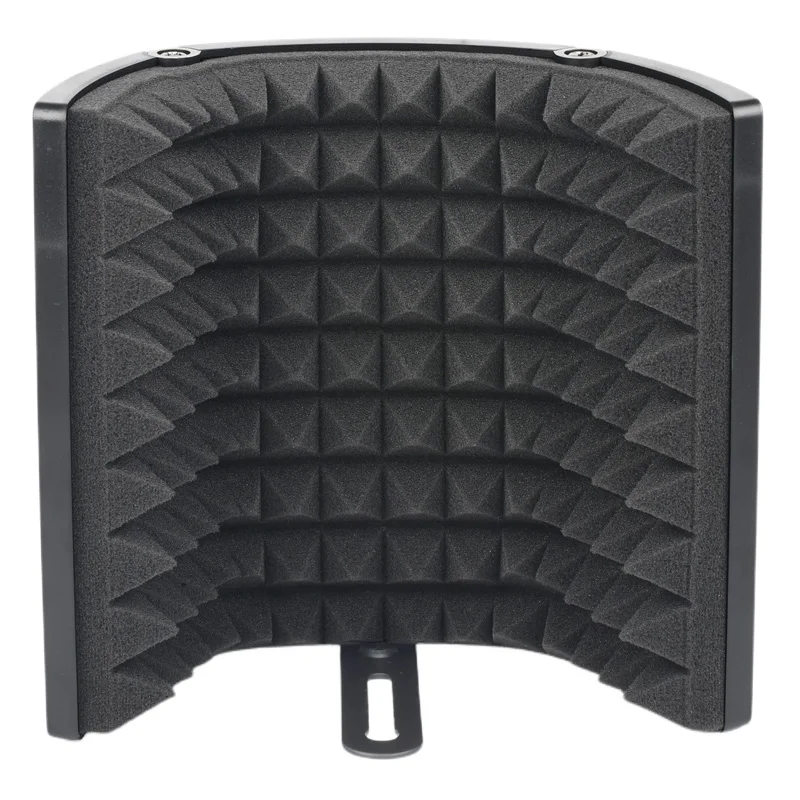 

Mini 3 Panels Isolation Microphone Shield Plastic Portable Windscreen for Condenser Mic to Reduce Noise LO-PS58