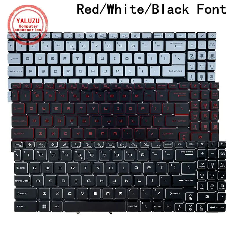 Фото Новая клавиатура для ноутбука MSI GL66 GL76 GF76 GF66 GP66 MS-1582 MS-17L1 MS-17H3 Wushi 66 Wushi 76 Z16 №1