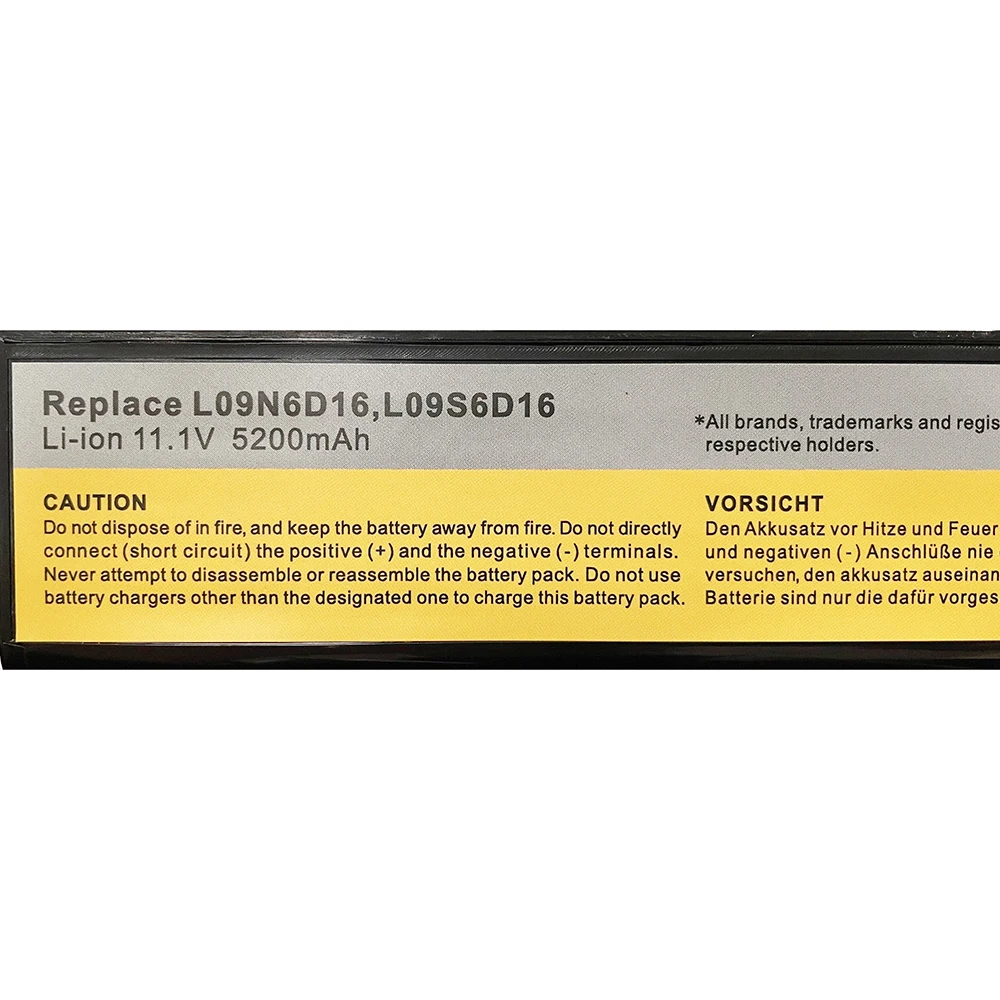 Аккумулятор L09N6D16 L10L6Y01 11 1 В 5200 мАч для Lenovo B560 B560A Y460 Y460C Y460G Y460N Y560 V560 Y560A V560A
