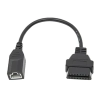 obd2 scanner diagnostic cable 3 pin to 16 pin extension cable car coaxial speaker audio line for toyota car