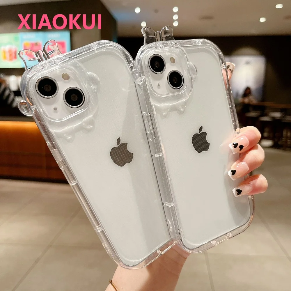

Transparent Clear Lens Frame Cases For iPhone 13 12 11 Pro Max Soft Silicone Cover for iphone XR XS X 8 7 Plus Mini SE2020