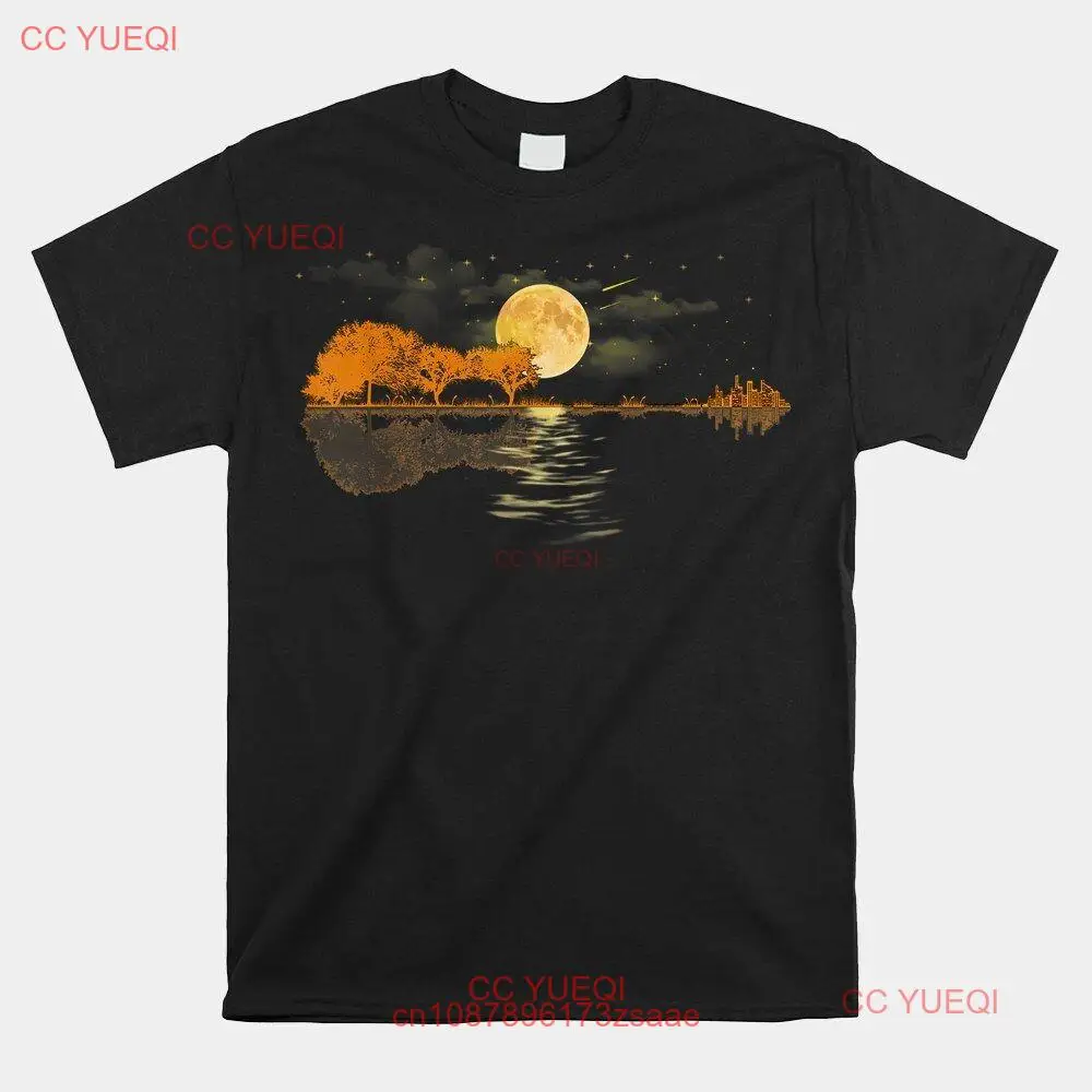 Футболка для акустической гитары с изображением озера