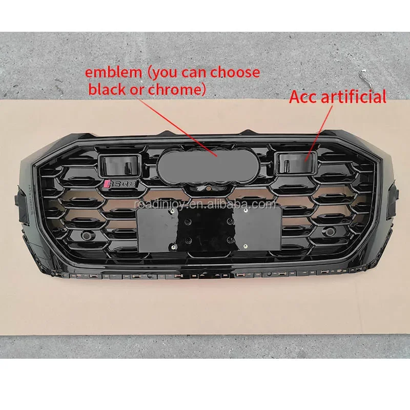 2018-2022 автомобильные аксессуары RSQ8 передняя решетка радиатора для Audi Q8 обновление