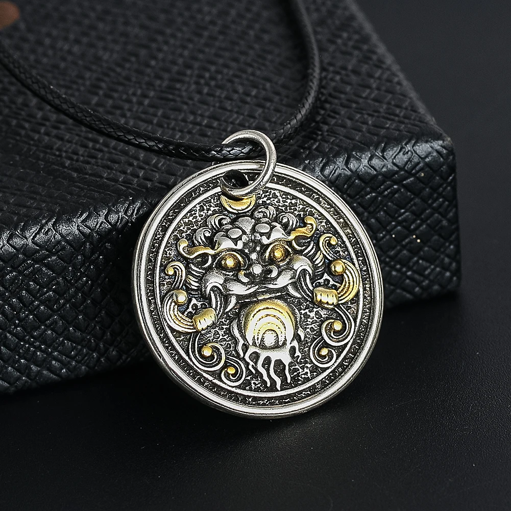 Рельефный Тибетский буддистский тотем талисман амулет медный металлический