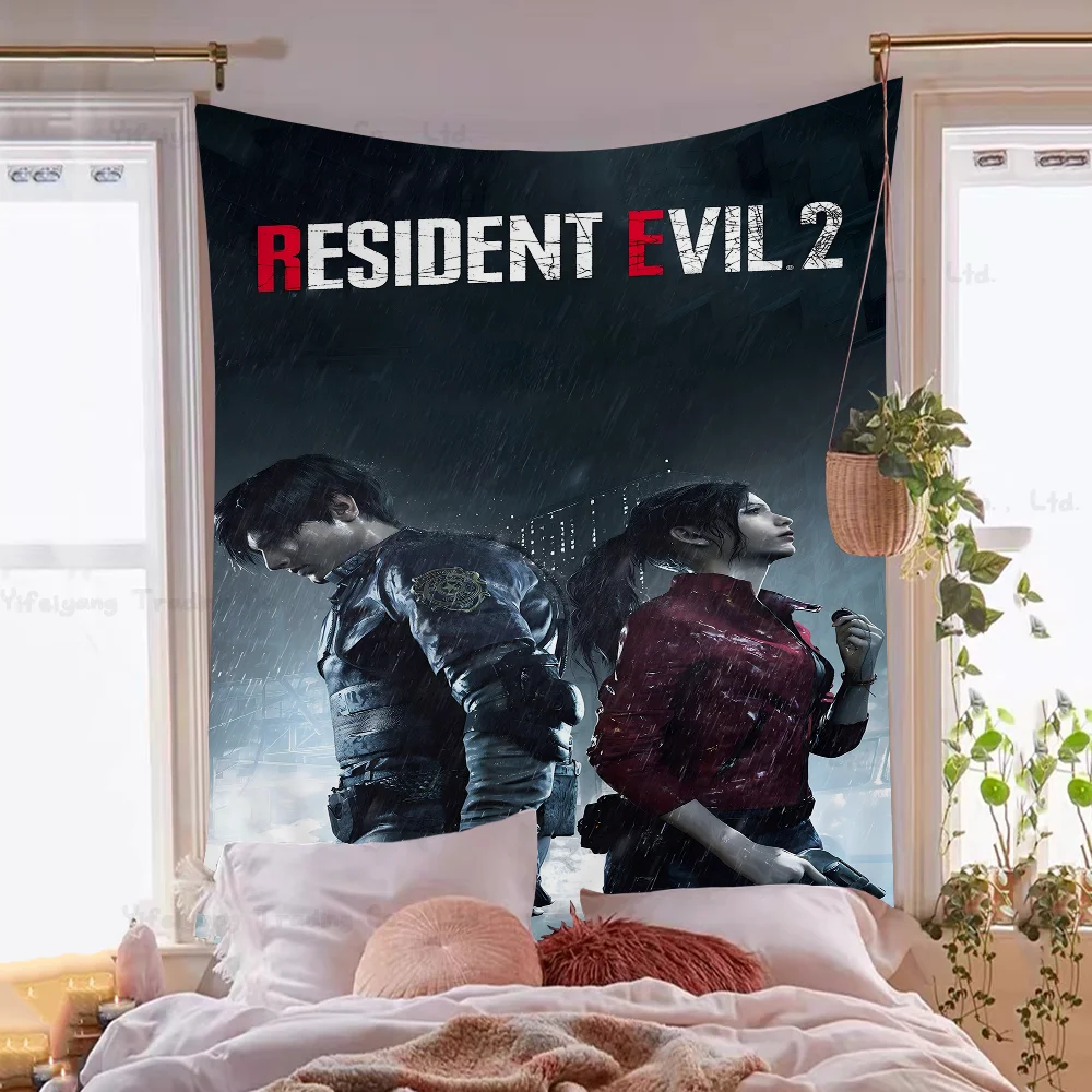 Большой настенный гобелен с принтом R-Resident-E-Evil подвесной Таро хиппи настенные