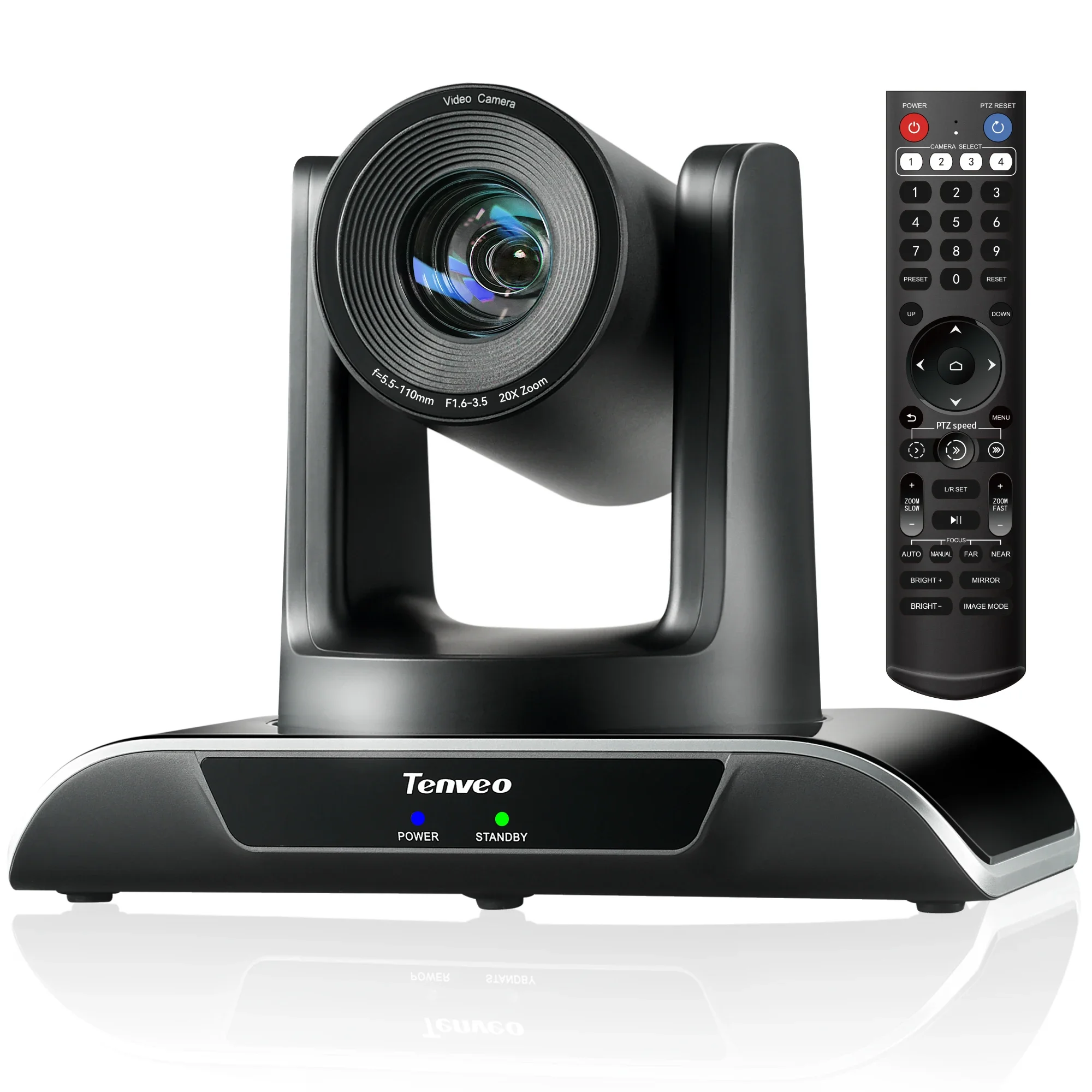Конференц-система TENVEO TEVO-VHD20H (2 шт.) + KB200PRO 20-кратный оптический зум HDMI/USB3.0/RJ45 и