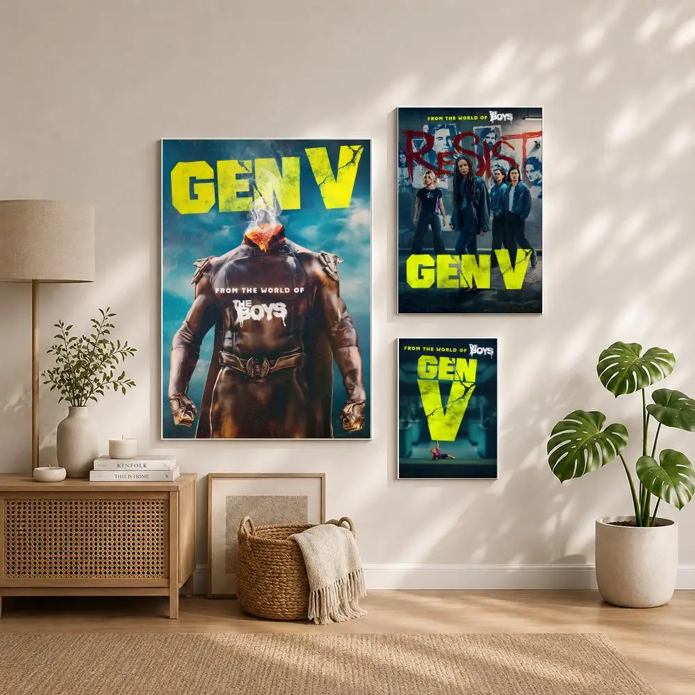 Фото Постер TV G-Gen VS HD, самоклеящийся, водонепроницаемый, настенный декор, идеально подходит для дома, офиса, общежития, спальни, отличный подарок №3