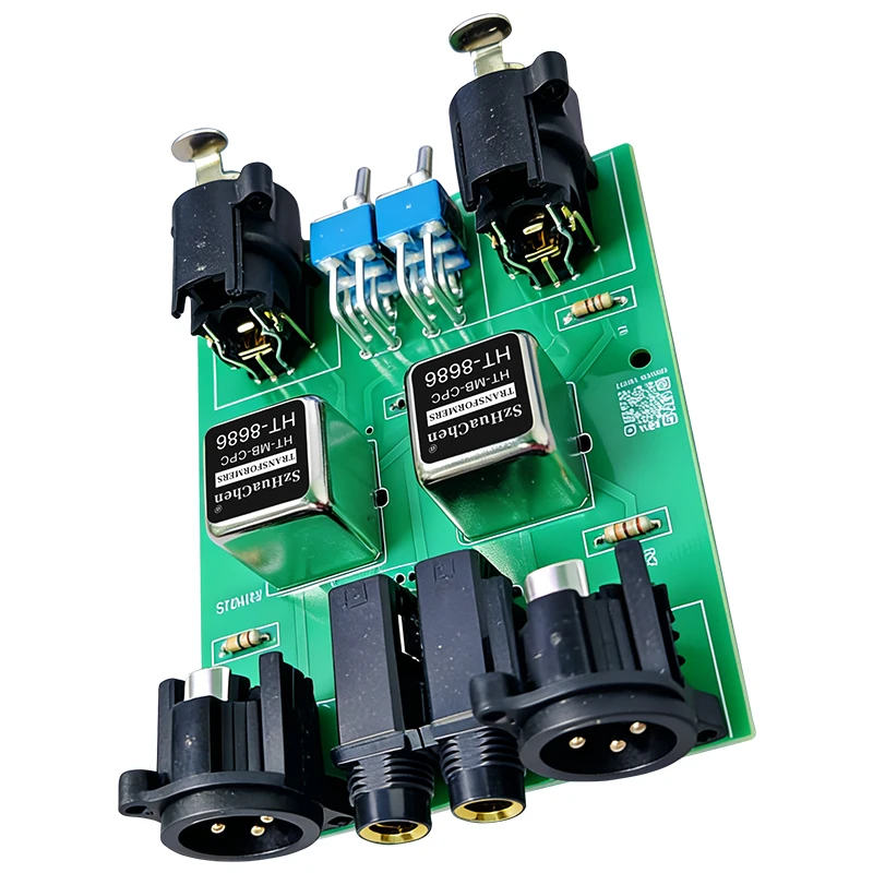 Фото Пассивный блок-гаситель помех XLR/TS/TRS на 2 канала для аудиооборудования RCA, изолятор земляных петель, фильтр шумов для различных аудиосистем №3