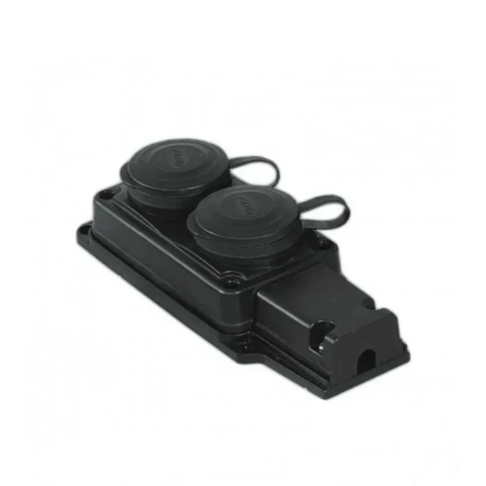 розетка для удлинителя каучуковая черная 1/16а вк1-1402-3613 bemis. колодка тройная с загл. колодка каучуковая с/з 2гн 16а к-2е-red-ip44. розетка 2-м 16а ip44 2p+pe 230в с защ. каучук 2p+e 1*16 220-240v.