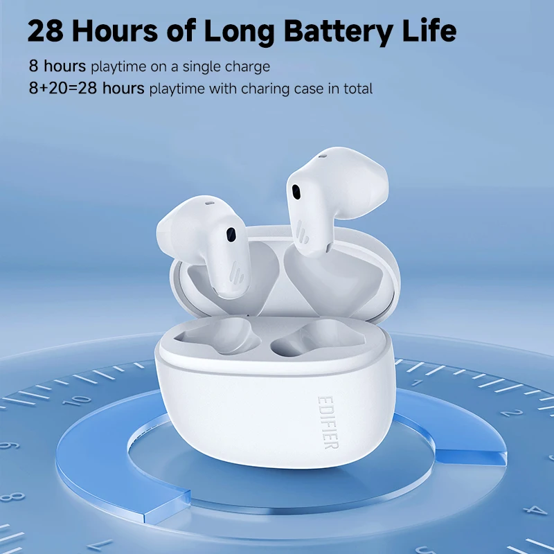 Фото Edifier X1 Lite True Wireless Наушники Bluetooth 5.4 Наушники Беспроводные наушники Легкий IP54 28 часов Время воспроизведения №5