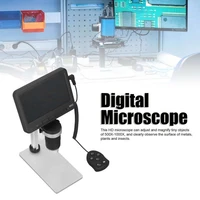 5in lcd digital display microscope 500x%e2%80%911000x magnification portable microscope with stand kit