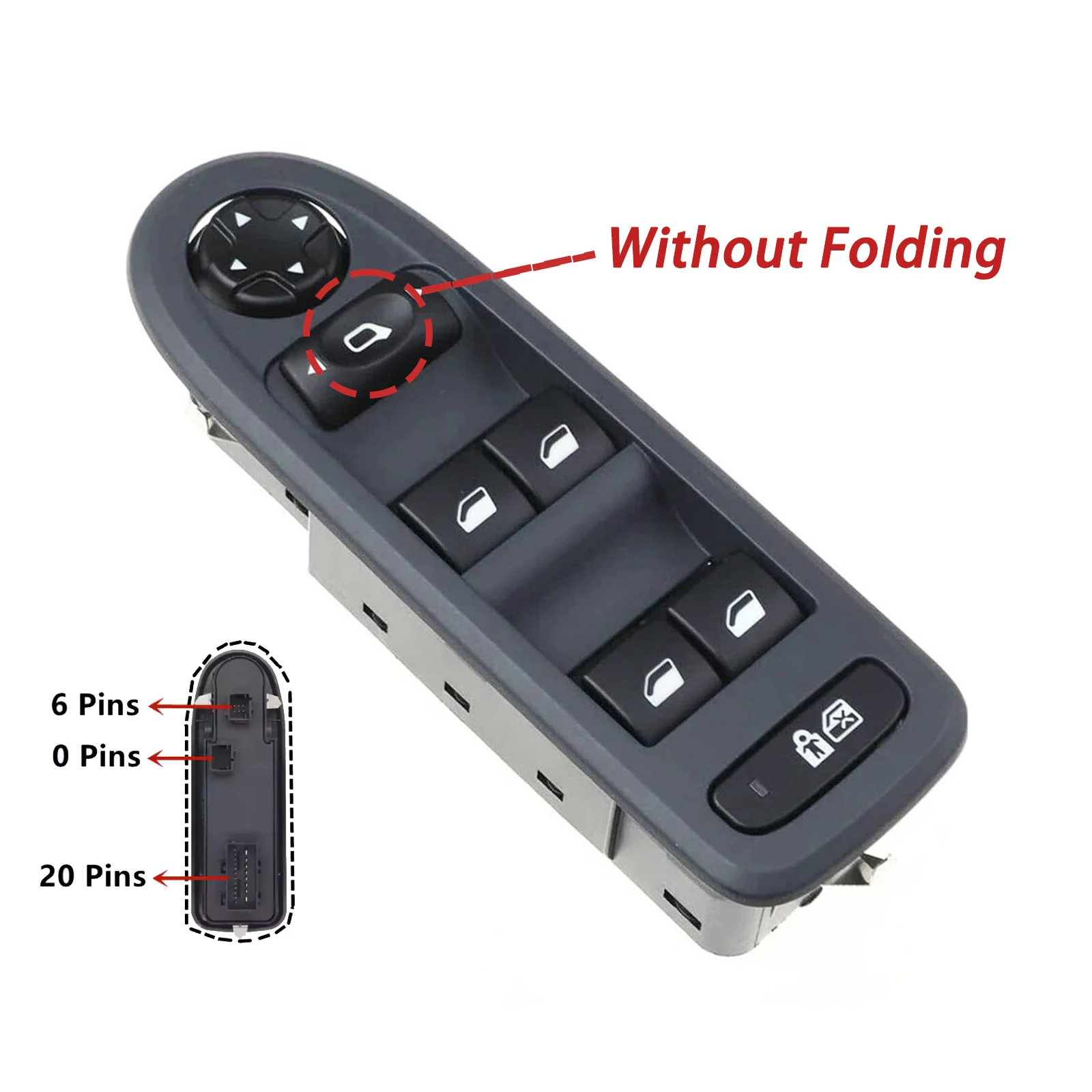 

98054508 ZD для Peugeot 308 508 Citroen C5 2007-2013 годов, передний левый главный переключатель стеклоподъемника 96659465 ZD 96644915 XT Автомобильные аксессуары