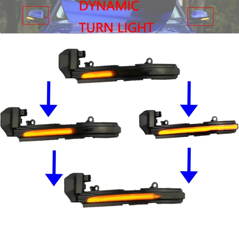 

Auto Side Marker Indicators light Sequential Flash Turn Signal Lamp Compatible with X760X250X260 XJ X351 I-pace