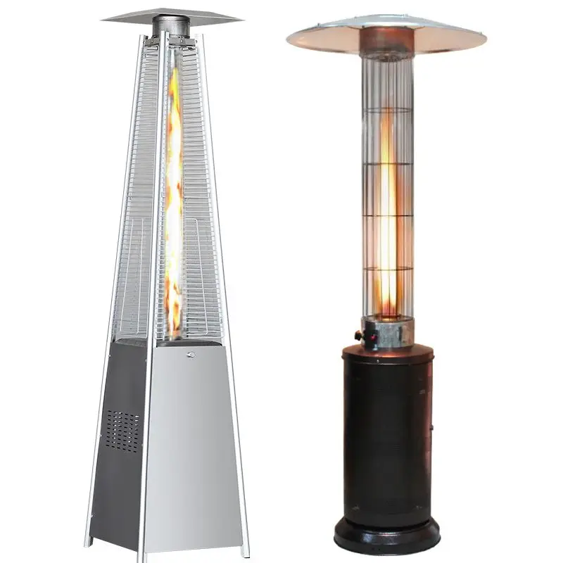 Наружный газовый обогреватель Коммерческая нагревательная печь со стеклянной