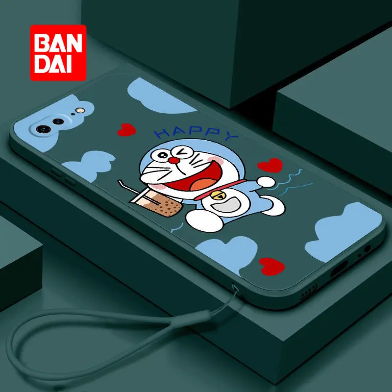 

Bandai Doraemon Phone Case for iPhone 13 13Pro 12 12Pro 11 Pro X XS Max XR 7 8 Plus Cartoon Silicone Back Covers Kawaii Fundas