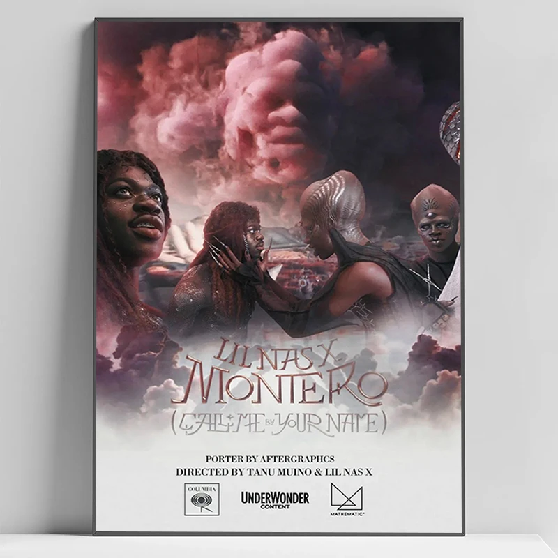 Постер американского рапера L-Lil Nas X украшение для дома живопись на холсте декор