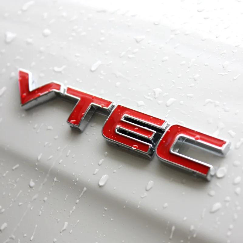 3D VTEC полностью металлический сплав цинка автомобильный Стайлинг рестайлинг