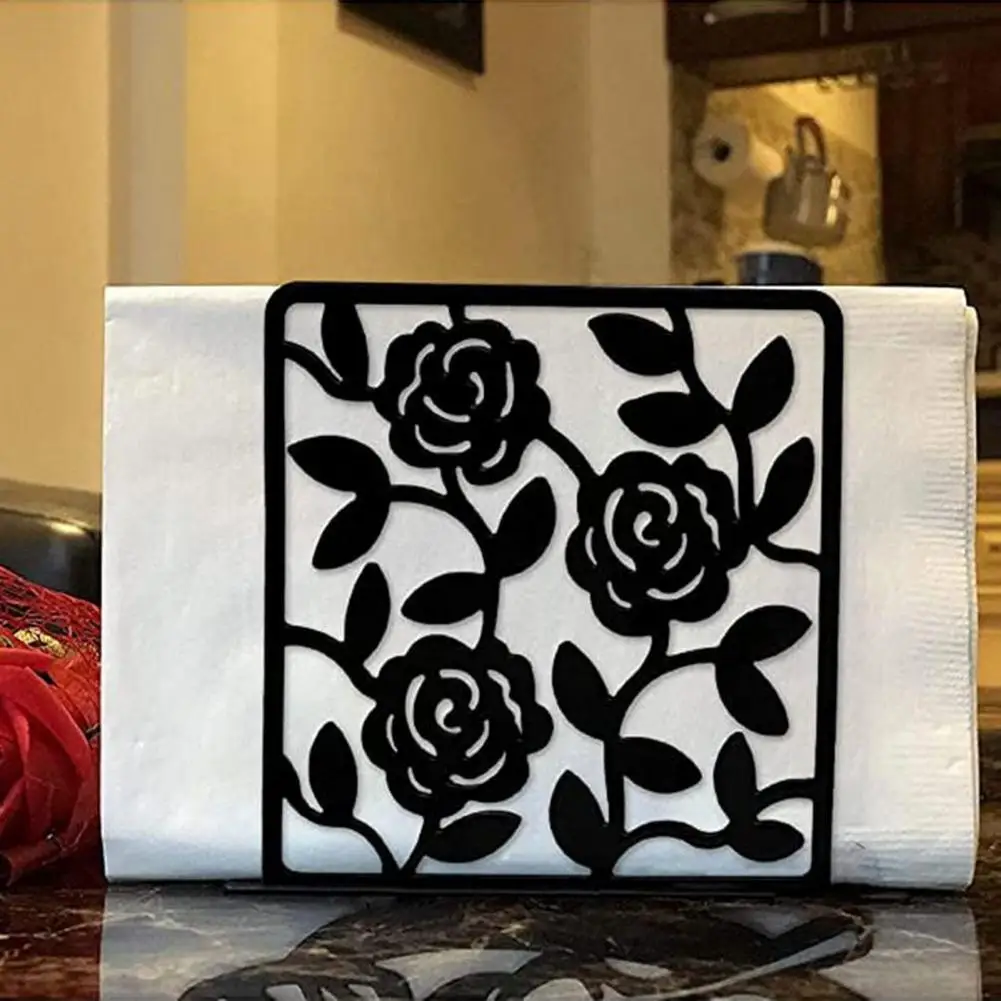 

Table Tissue Dispenser Attractive Multi-functional Easy to Clean Upright Stainless Steel Napkin Dispenser Kitchen Accessories