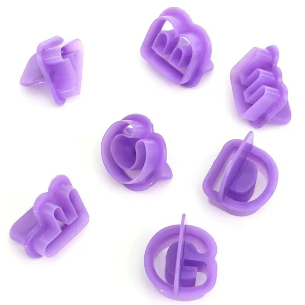 

40PCS English Letter Number Font Alphabet Cutter Number Cookie Cutter Fondant Cake Biscuit Baking Tool Decorating Fondant Mold