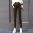 Плюшевые плотные повседневные брюки женские вельветовые Теплые брюки осень-зима 2022 шаровары с высокой талией женские брюки