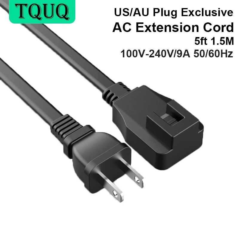 5 футов 1 м вилка стандарта США и Австралии шнур питания переменного тока 100-240 В