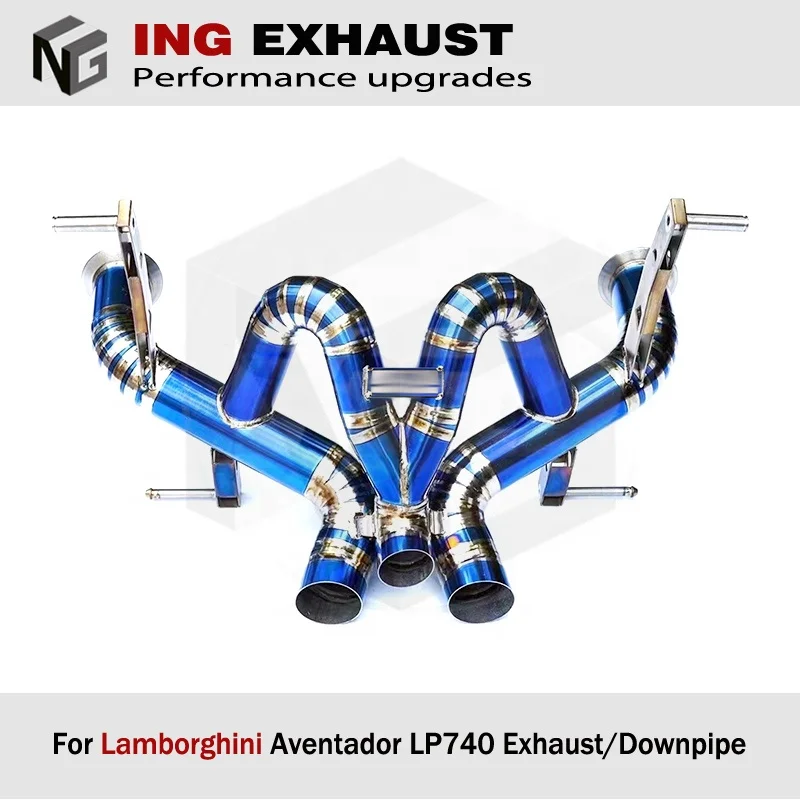 ING Высококачественный глушитель из титанового сплава Catback для Aventador S LP700-4 LP740-4 LP750-4