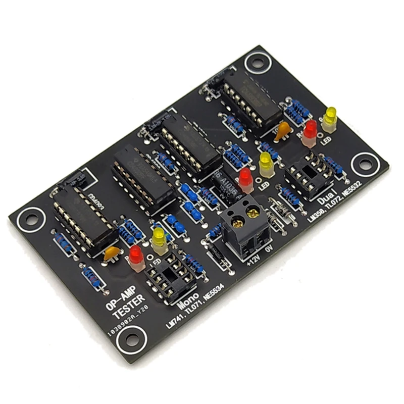 Рабочий усилитель тестер Op Amp одиночный Dual TL071 TL072 TL081 TL082