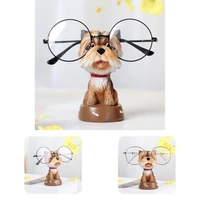 stylish eyeglass stand eye catching lightweight cute little dog shaped glasses stand glasses stand glasses holder