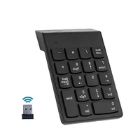 small size 2 4ghz usb wireless numeric keypad numpad 18 keys digital keyboard for bank accounting teller laptop notebook tablets