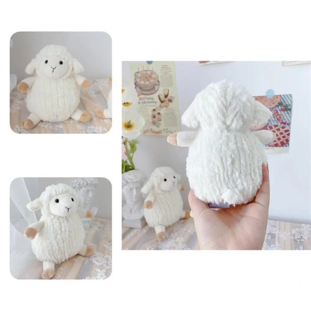 

Lightweight Beauty Photograph Prop Sheep Stuffed Toy White Sheep Doll Artistic for Home