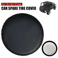 new car wheel tyre cover 1314151617 inch pvc leather spare tire covers case soft protector pouch car accessories