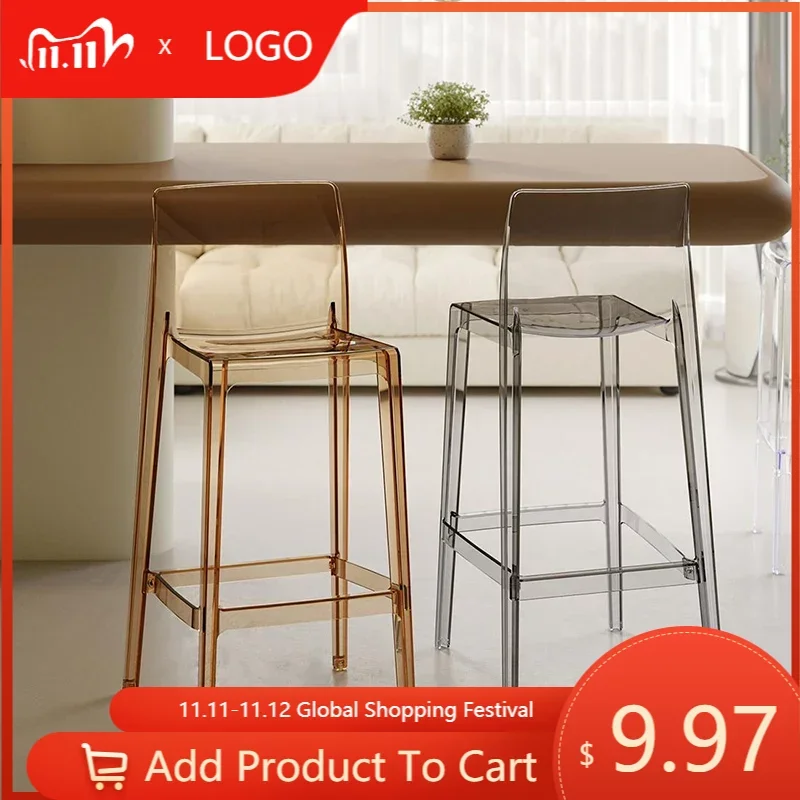 Акриловые офисные барные стулья