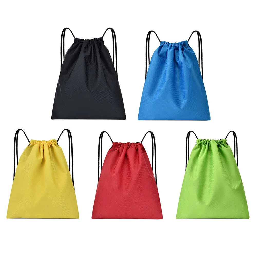 

Hot ！outdoor Camping Hiking Drawstring Bag Waterproof Ultralight Sport Gym Bag Drawstring Sack Fitness Travel Oxford Backpack