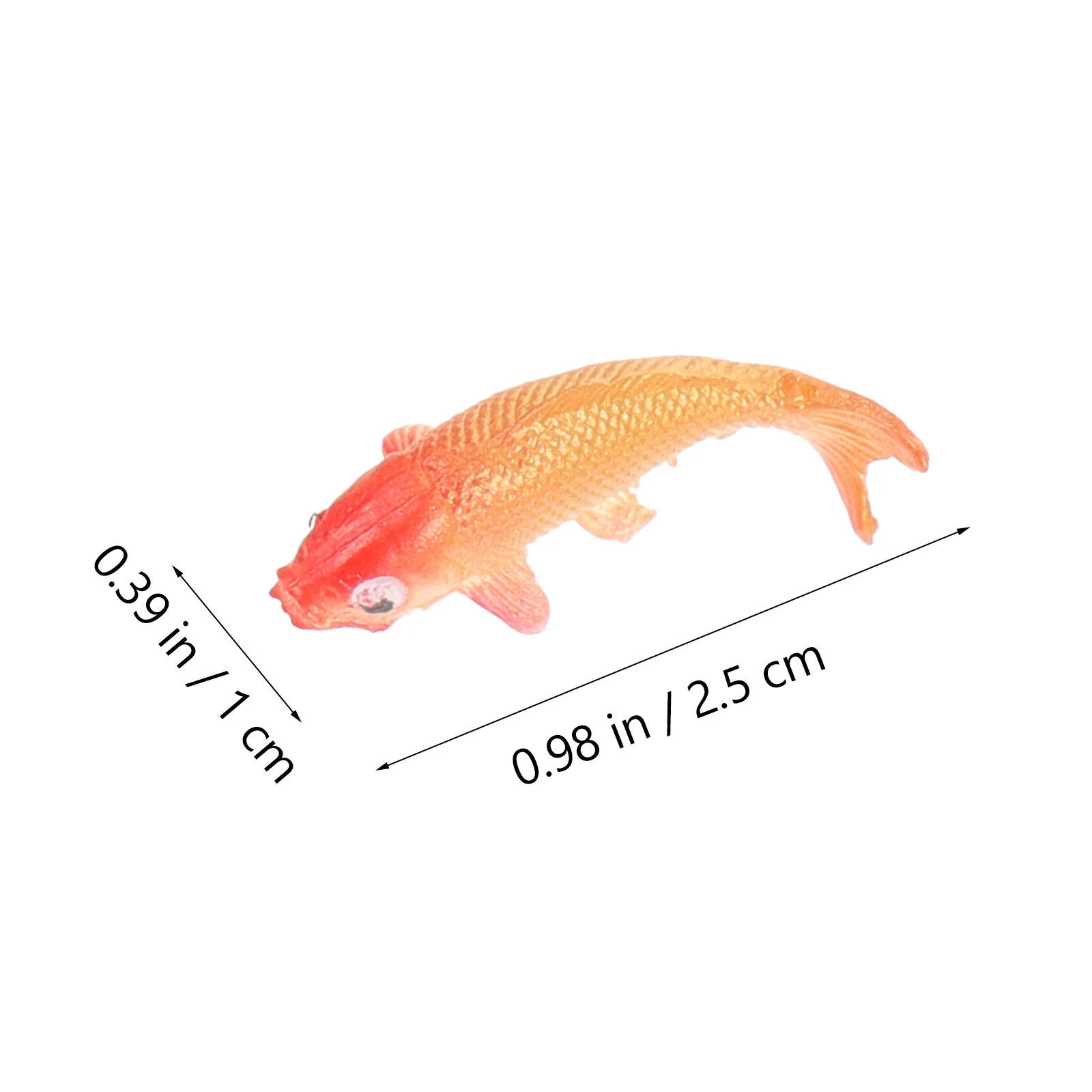 

10 Pcs Mariposas Decorativas Para Pared Dollhouse Toys Kids Pretend Ornaments Miniature Fish Simulated Model