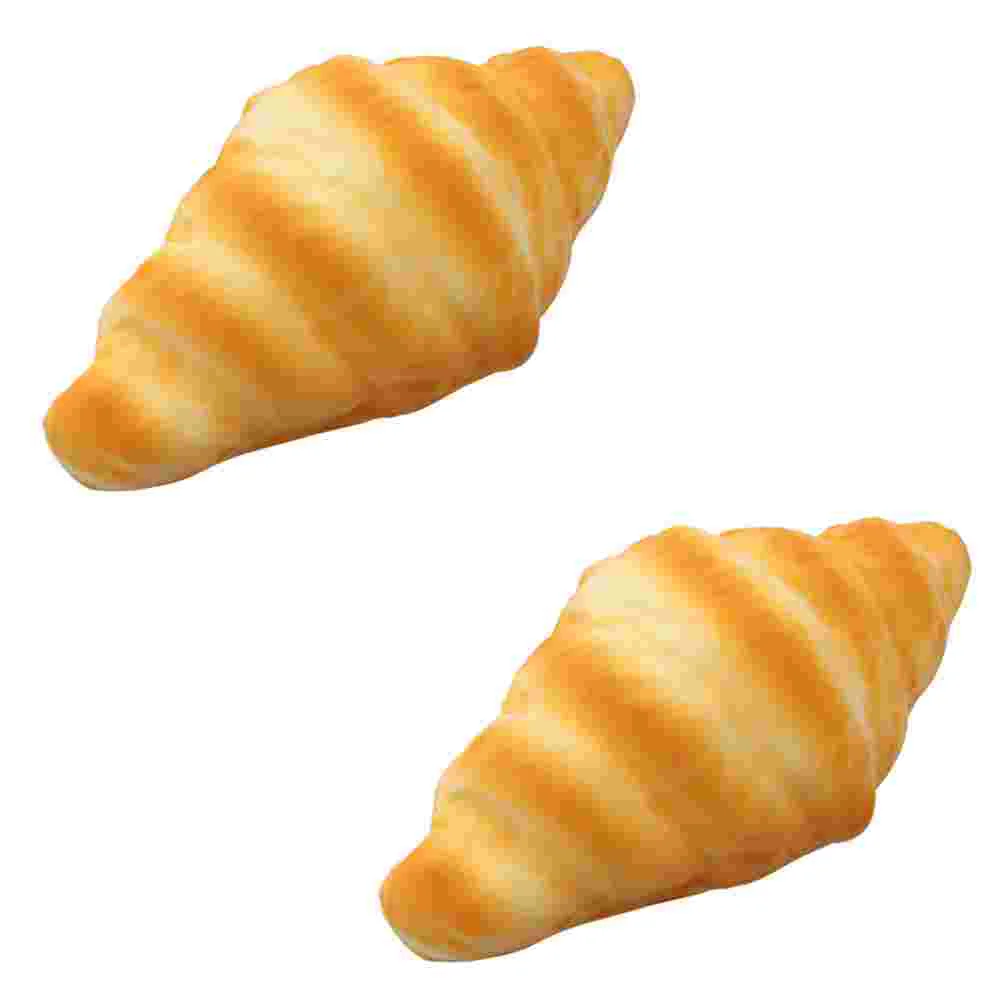 

2 Durable Lightweight Portable Artificial Bread Bread Decor for Shop Bakery