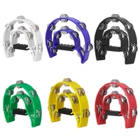 orff tambourine double layer hand bell drum percussion musical instruments musical instruments for home bar ktv party moon drum