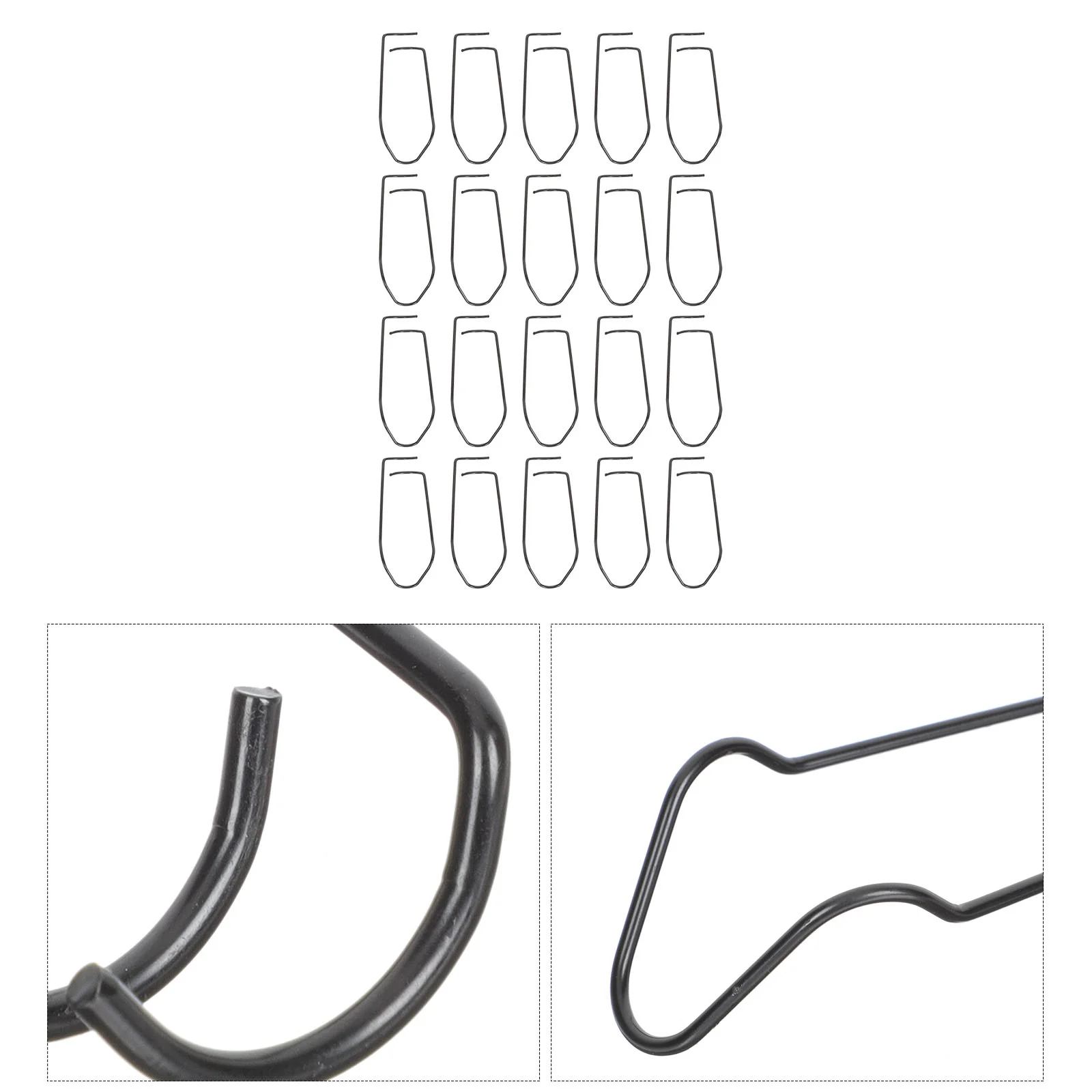 

20 Pcs Arch Supports Flower Bracket Wire Buckle Connection Greenhouse Fixing Fittings Accessory Clip Buckles Building Assembly