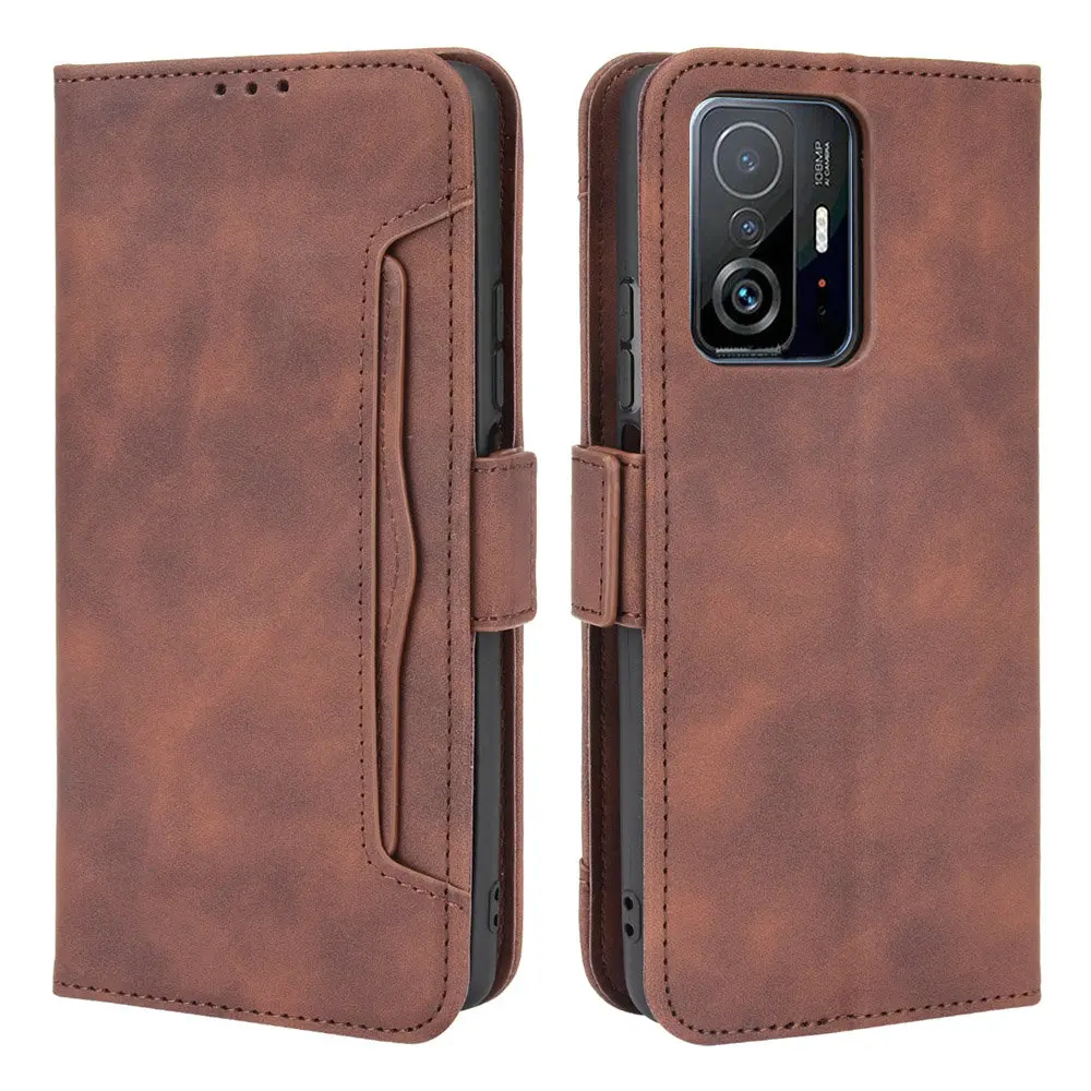 Leather Card Slot Funda for Xiaomi 11T Pro Flip Case Mi 11 Lite 10 T 9 8T 9T 10T 9C NFC Wallet Book Cover Redmi Note 10S 8 Pro