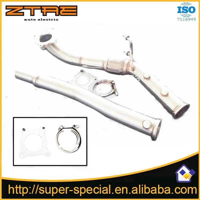 

12-13 3" Stainless Downpipe for Golf R MK6 FSI K04 Turbo Exhaust No Catless