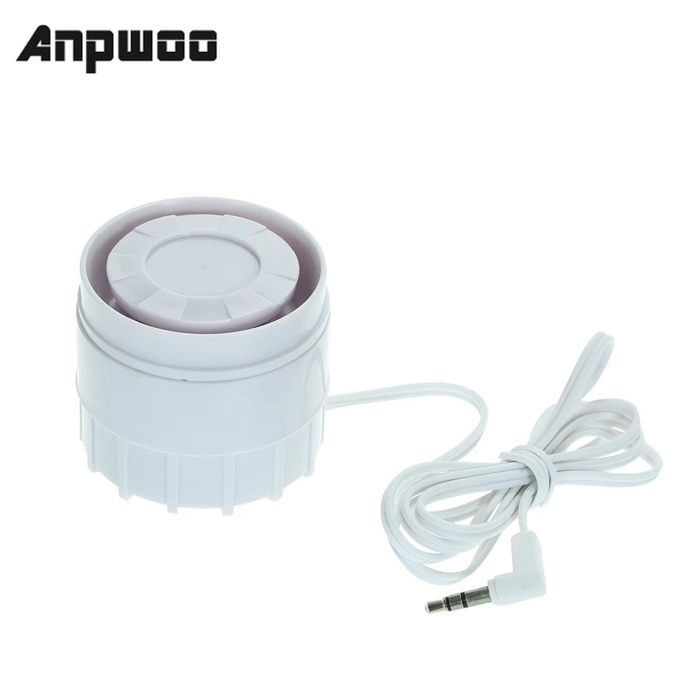 

Внешняя Проводная Мини-сирена ANPWOO, 110 дБ, сигнализация для домашней беспроводной охранной сигнализации