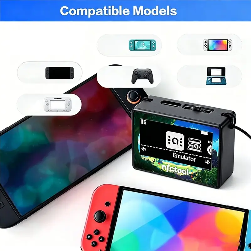 Эмулятор Nfctool для Switch: быстрая имитация Amiibo для всех игровых карт (1 шт.) (art.: 3920db45f654a) - 3920db45f654a